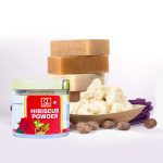 Organic Hibiscus Powder with Shea Butter & Rose Homemade Soap